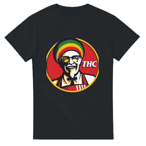 Kentucky Fried Chicken Funny Parody THC Weed T-Shirt