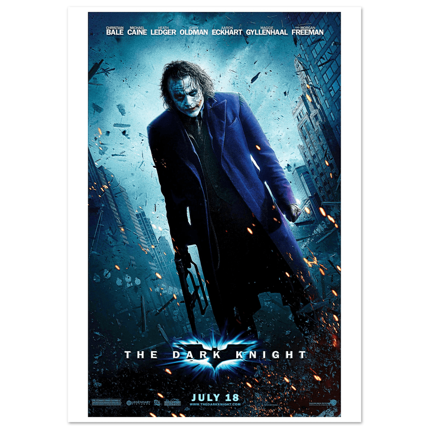 Batman The Dark Knight Movie Poster A1 (59.4 x 84.1 cm) - 101SHIRTS
