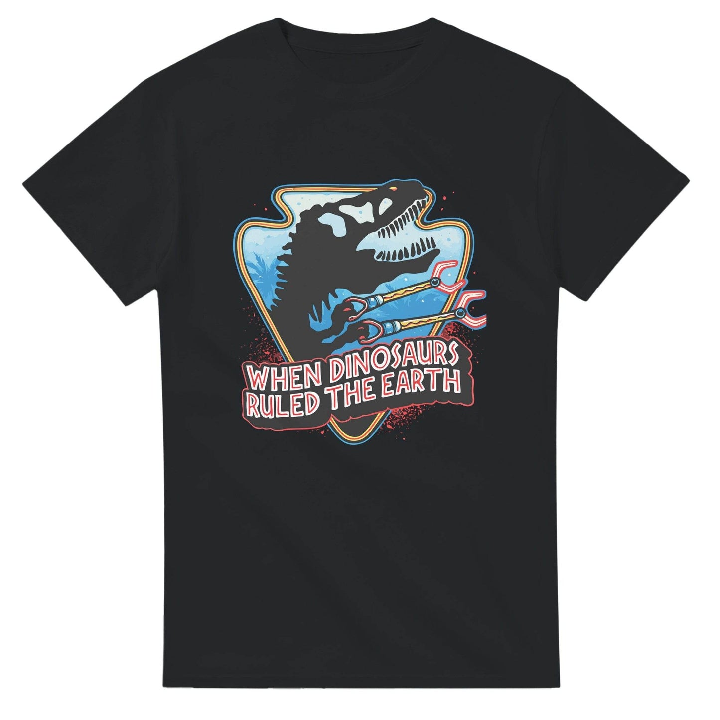 When Dinosaurs Ruled the Earth Dino with grab Chomp Grapper Chomper Toy Funny T-Shirt - 101SHIRTS