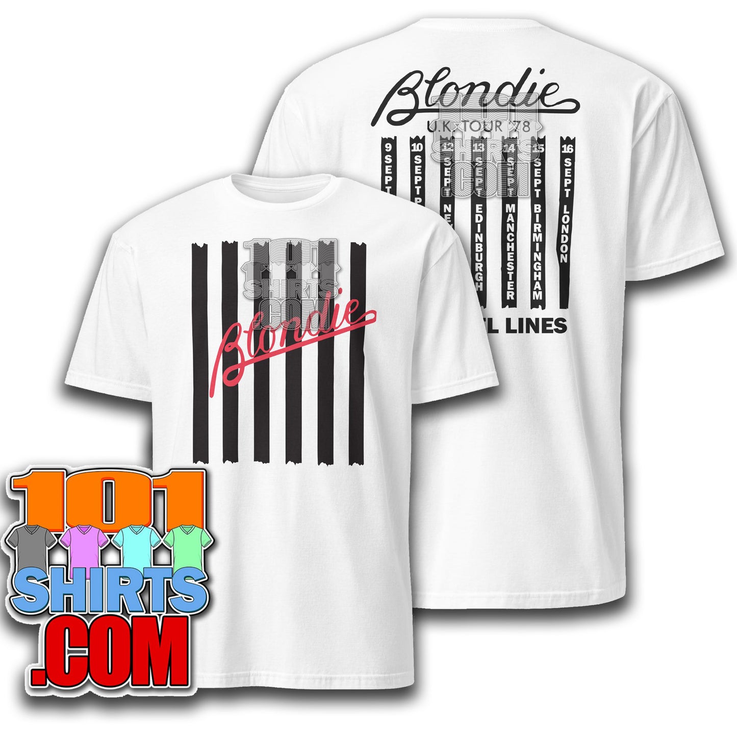 A Family Affair Movie Blondie Debbie Parallel Lines UK Tour 78 T-Shirt