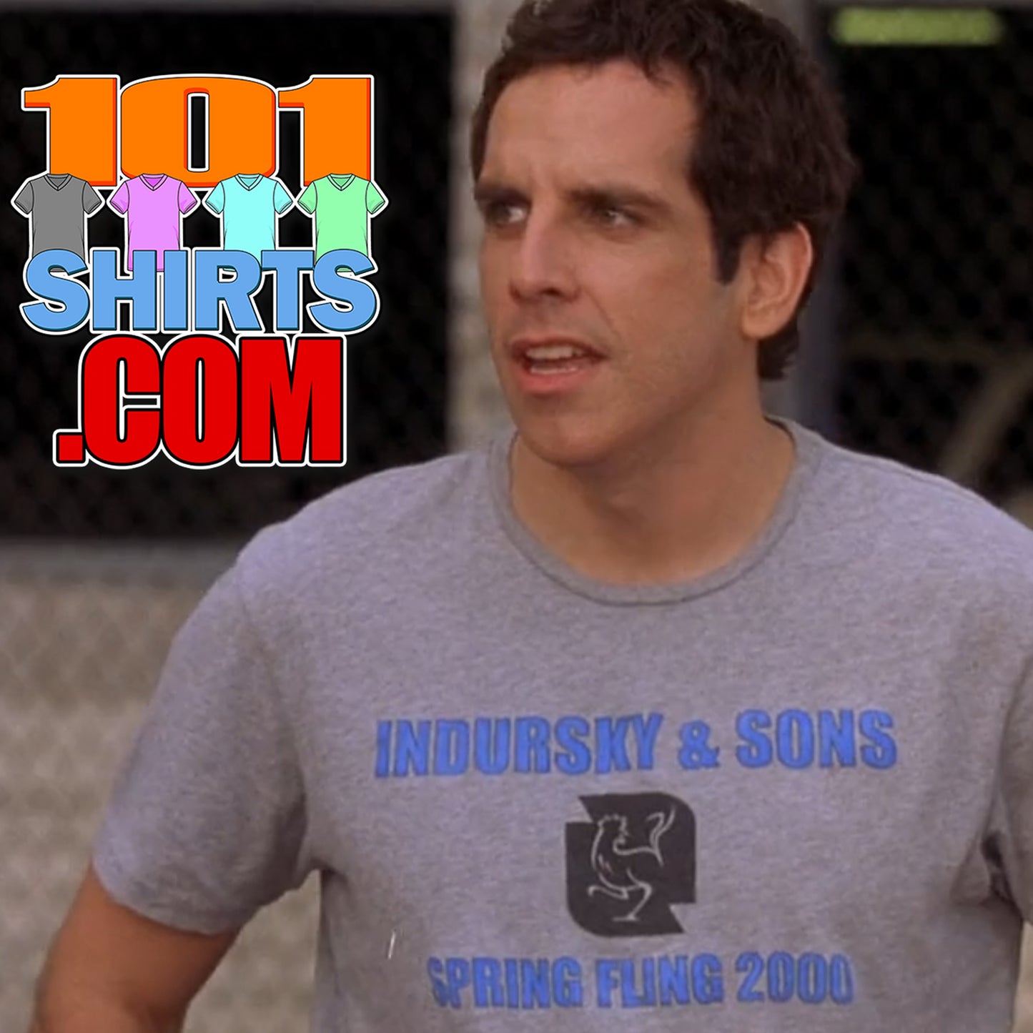 Along Came Polly Movie T-Shirt Ben Stiller Ruben Feffer indursky ans sons spring fling 2000 Tee