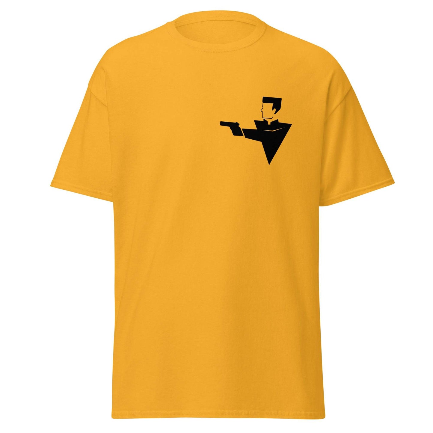 Argylle Movie Henry Cavill Spy Abstract Logo Yellow T-Shirt - 101SHIRTS