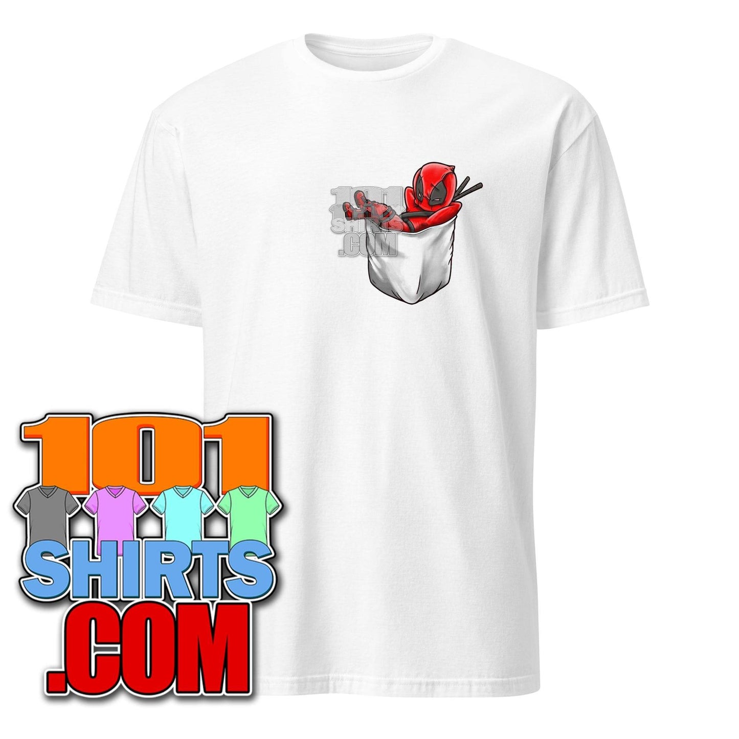 Baby Deadpool Pocket Funny T-Shirt - 101SHIRTS