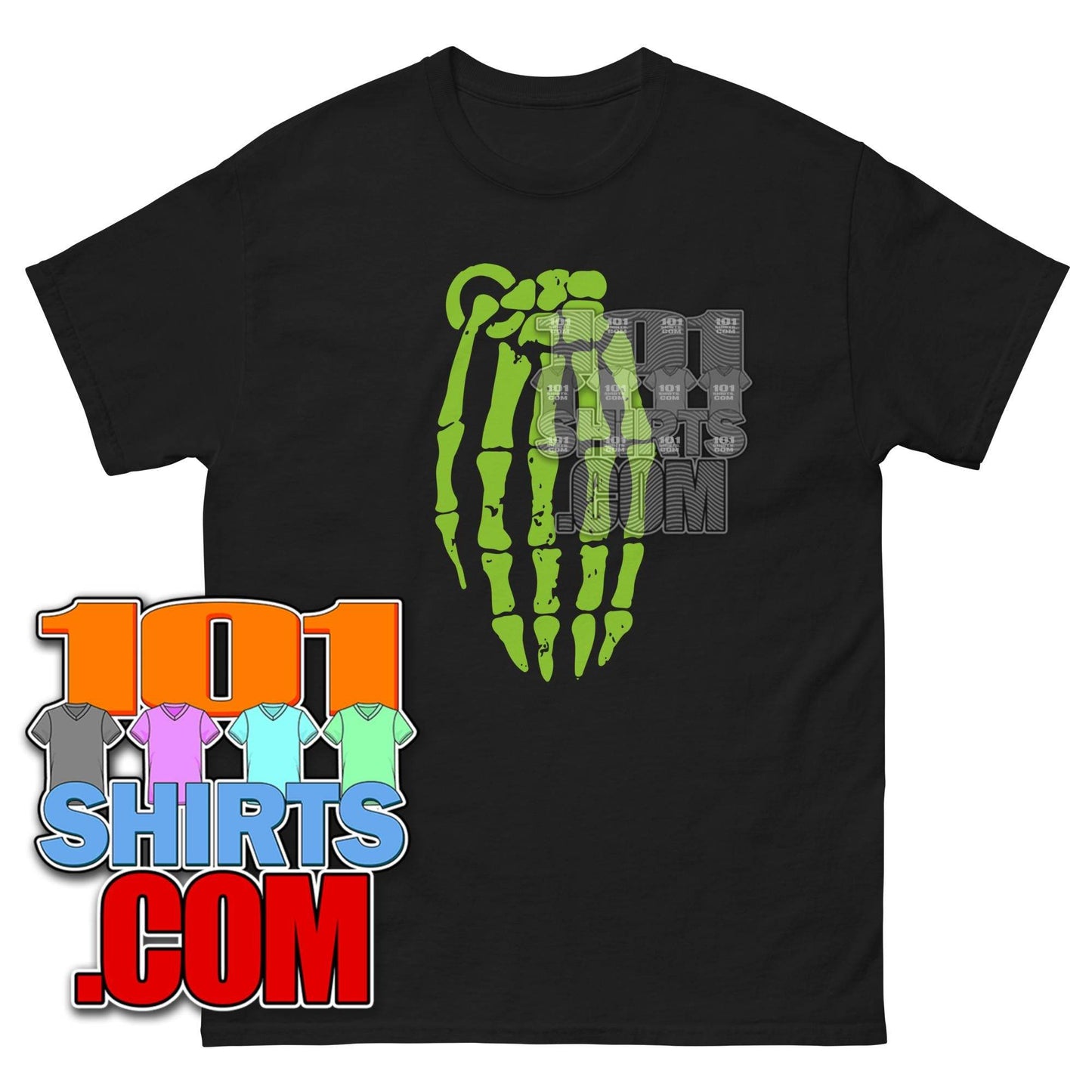 Breaking Bad TV Series Tee Skeleton Hand Grenade Jesse Pinkman Black T-Shirt - 101SHIRTS