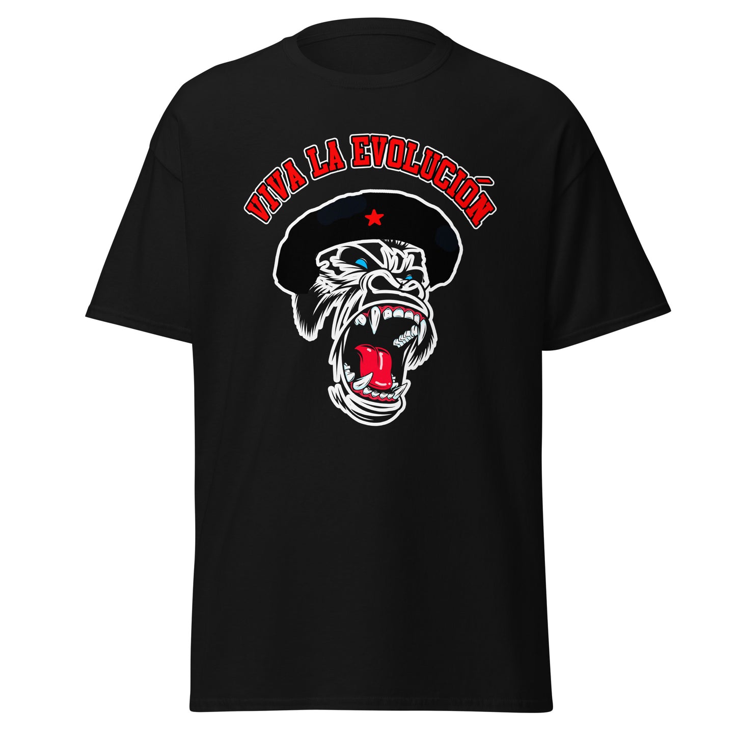 Che Guevara Monkey Revolution Viva la Evolucion Evolution T-Shirt