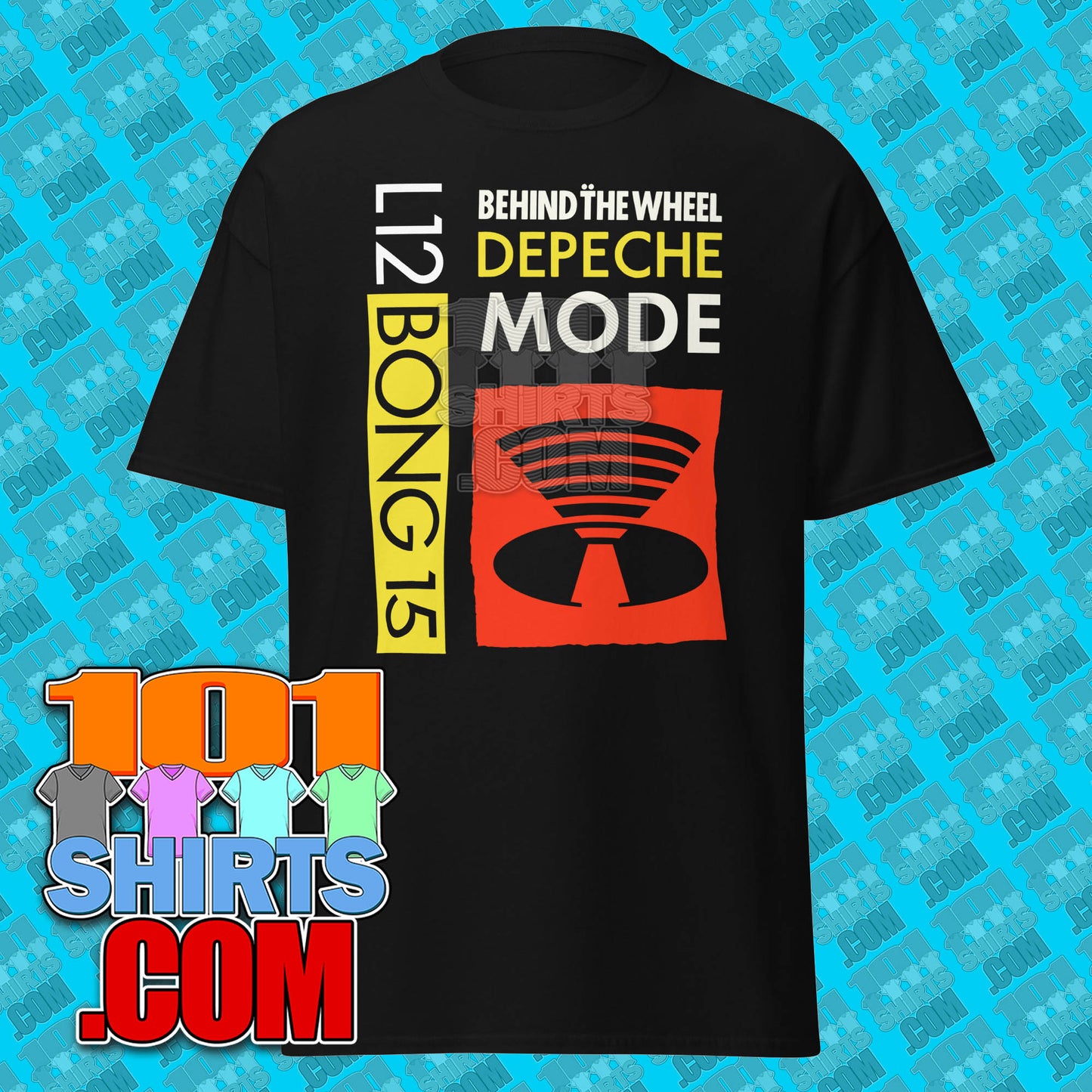 Depeche Mode Behind the Wheel Music for the Masses Logo Shirt Vintage 1987 T-Shirt