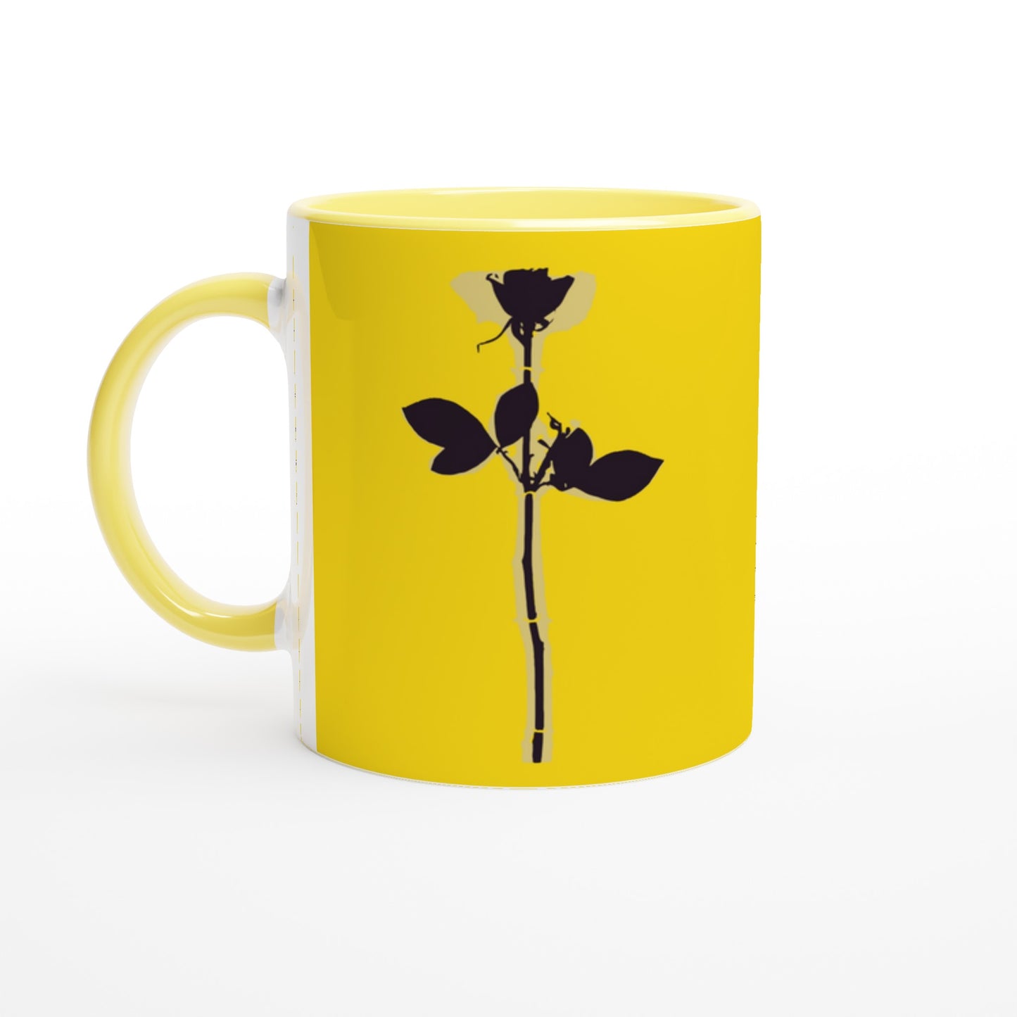 Depeche Mode Enjoy the Silence Rose Yellow Violator Mug