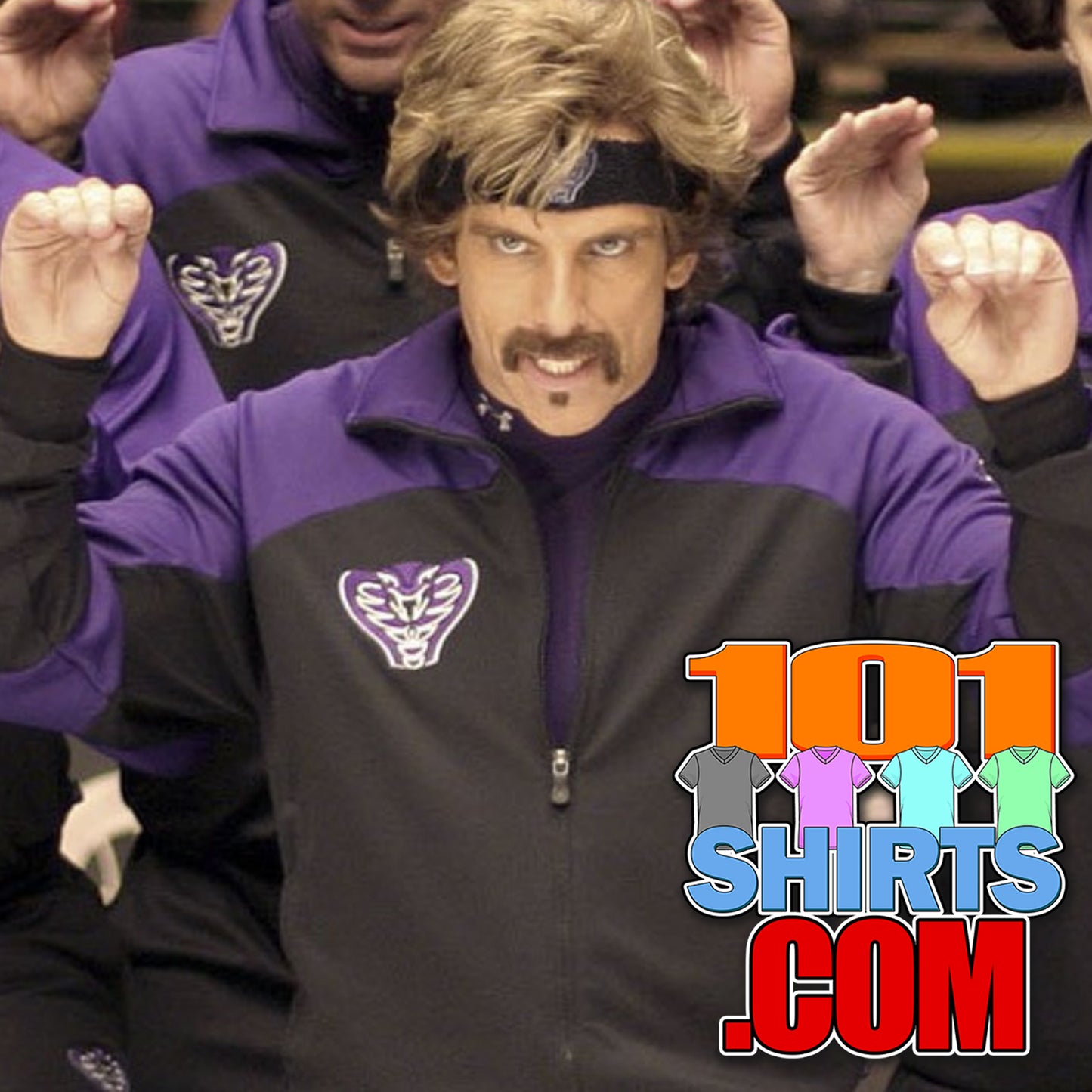 Dodgeball Movie Purple Cobra Team T-Shirt