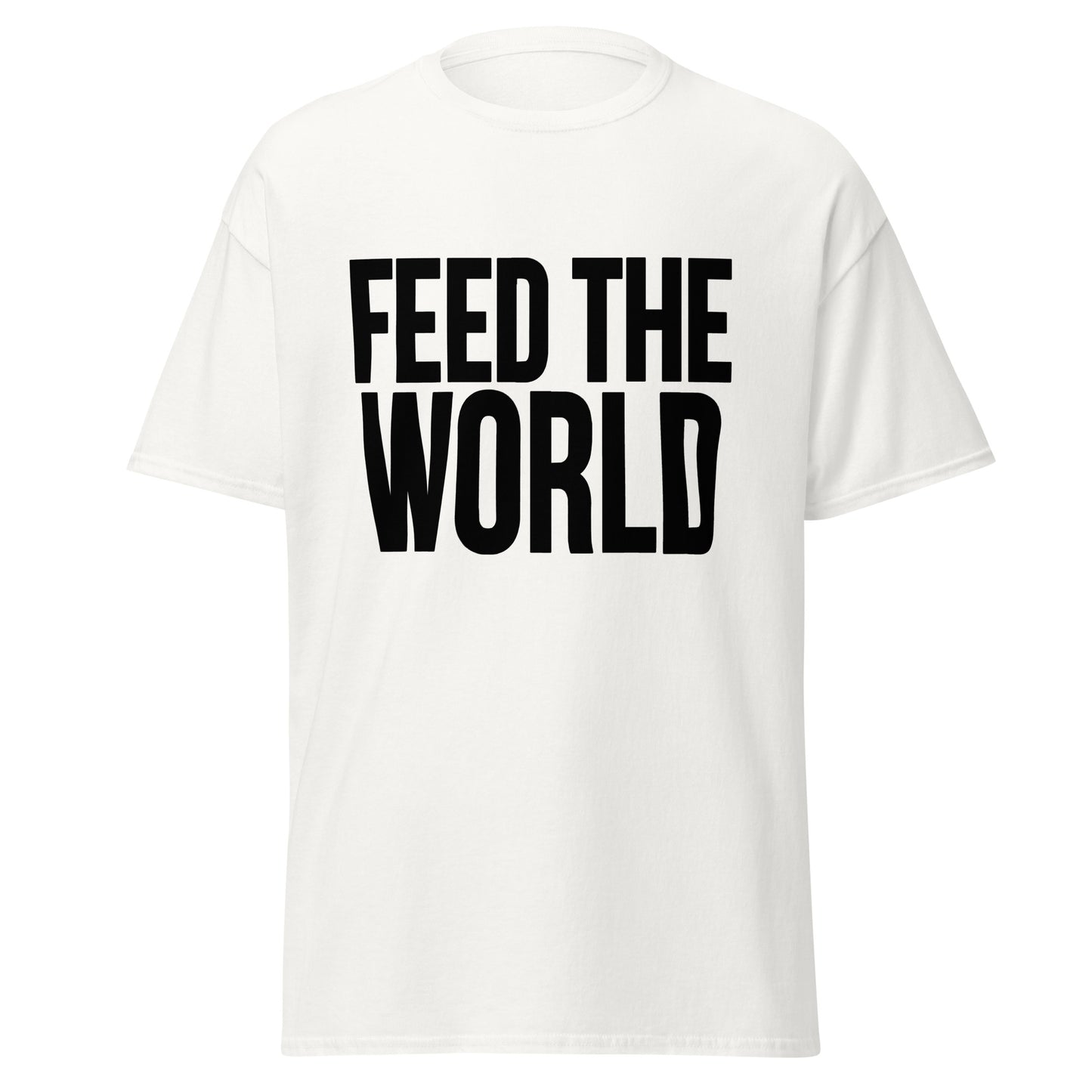 Feed the World Do They Know It's Christmas? 80s Band Aid Bob Geldof Vintage T-Shirt