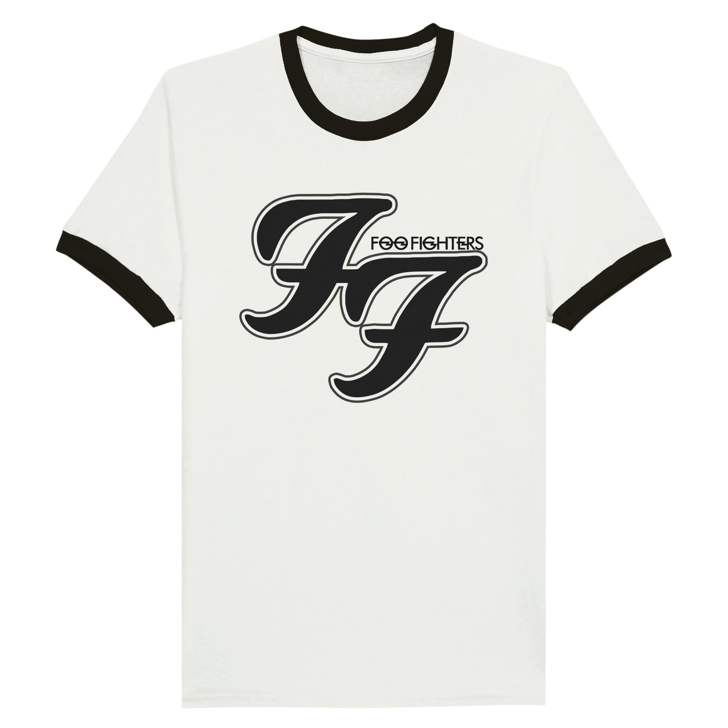 Foo Fighters Vintage Concert 1997 Tour Grunge Rock Reprint Ringer T-Shirt