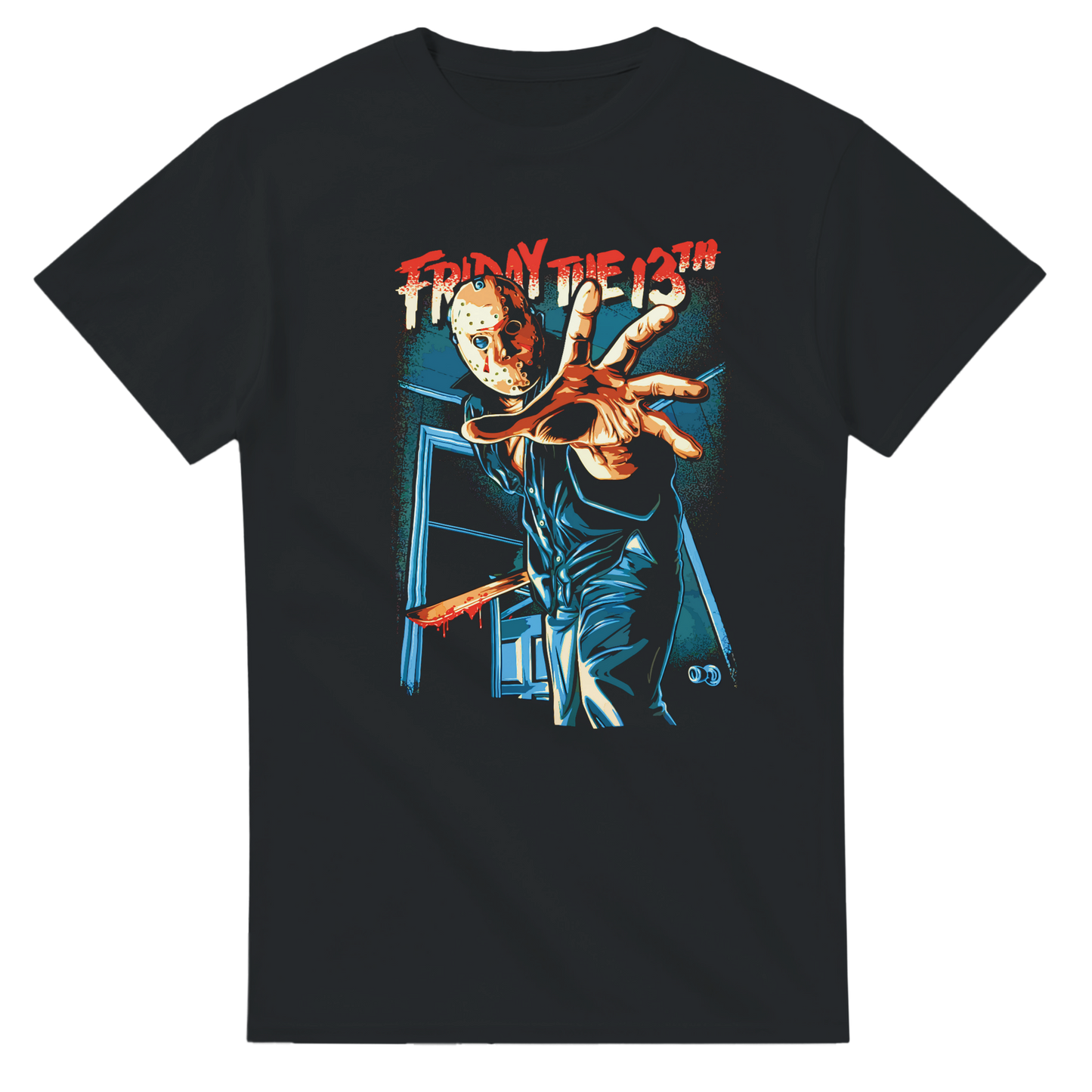 Friday 13th Jason Voorhees Movie Graphic Print T-shirt