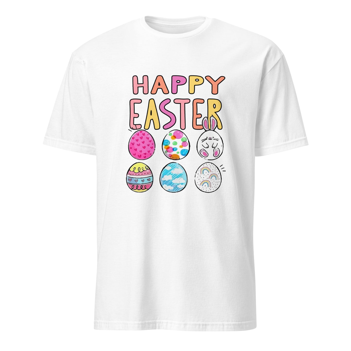 Happy Easter Day Cute Egg Bunny Eggs Funny T-Shirt