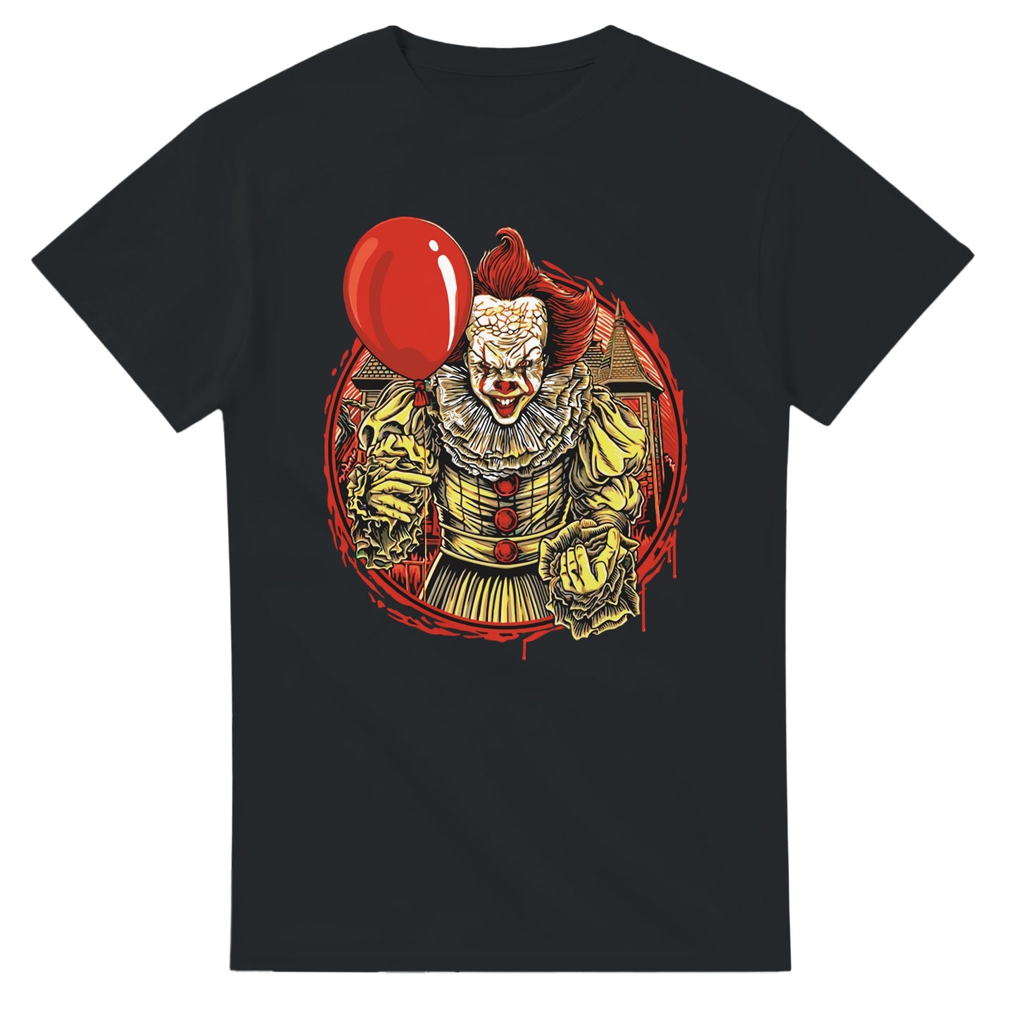 "IT" Pennywise Clown T-Shirt - Stephen King Horror Fan Apparel Tee