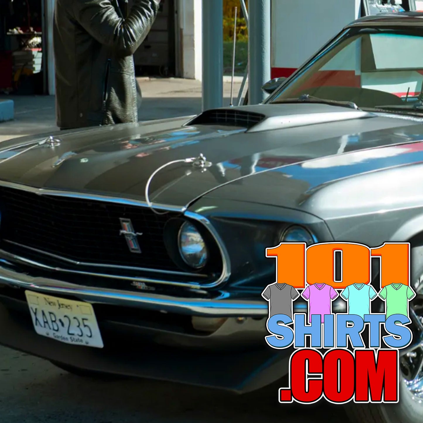 John Wick Movie XAB 235 Ford Mustang New Jersey Garden State Licence plate
