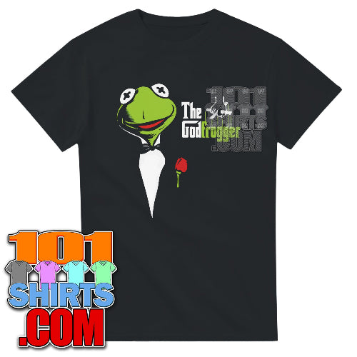 Abstract Frog, Smiley Frog, Green Cartoon, Red Mouth, Funny Animal, Nostalgia Tee, Pop Culture,