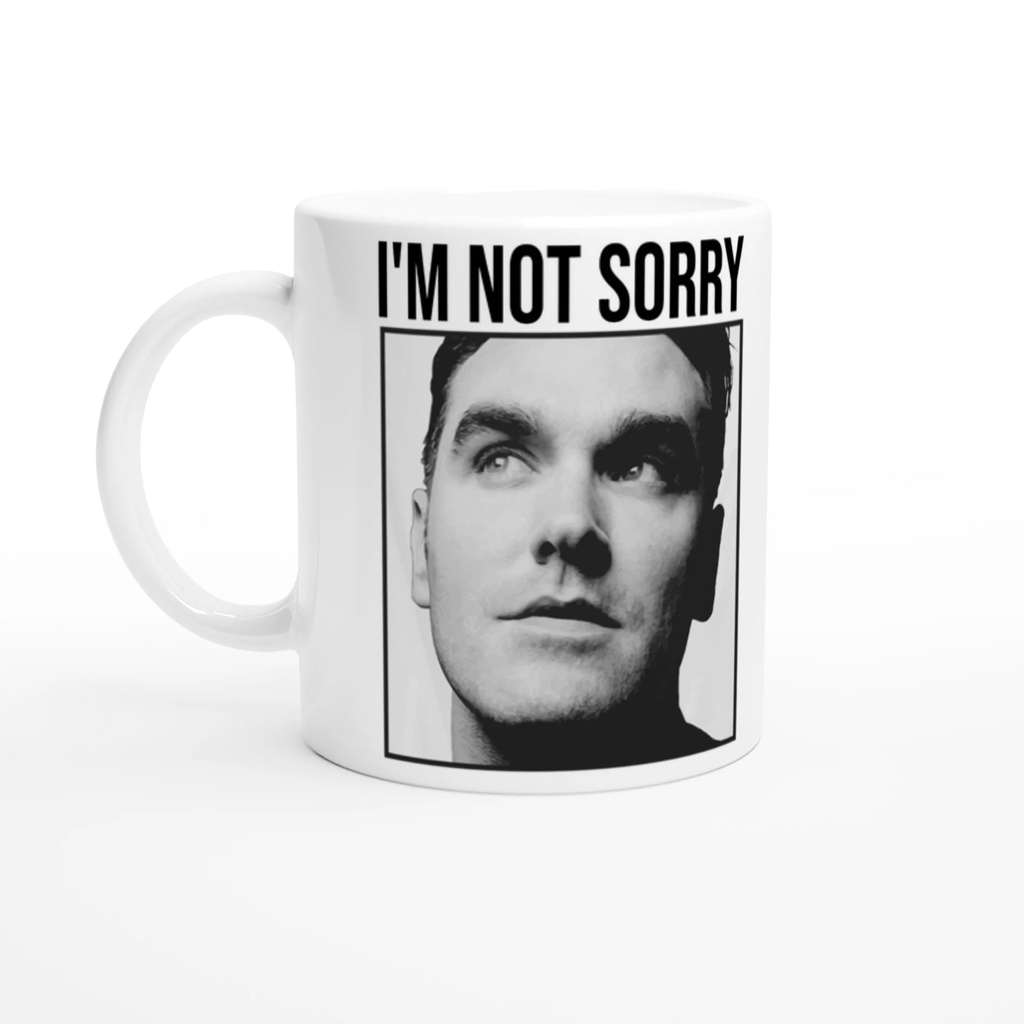 Morrissey "I'm Not Sorry" Mug - The Smiths Fan Gift, Iconic Music Coffee Cup