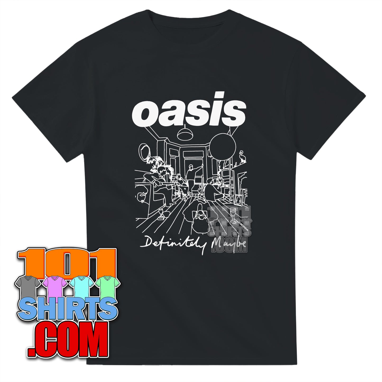 Oasis Definitely Maybe T-Shirt Iconic Album Art 2025 Tour Tee