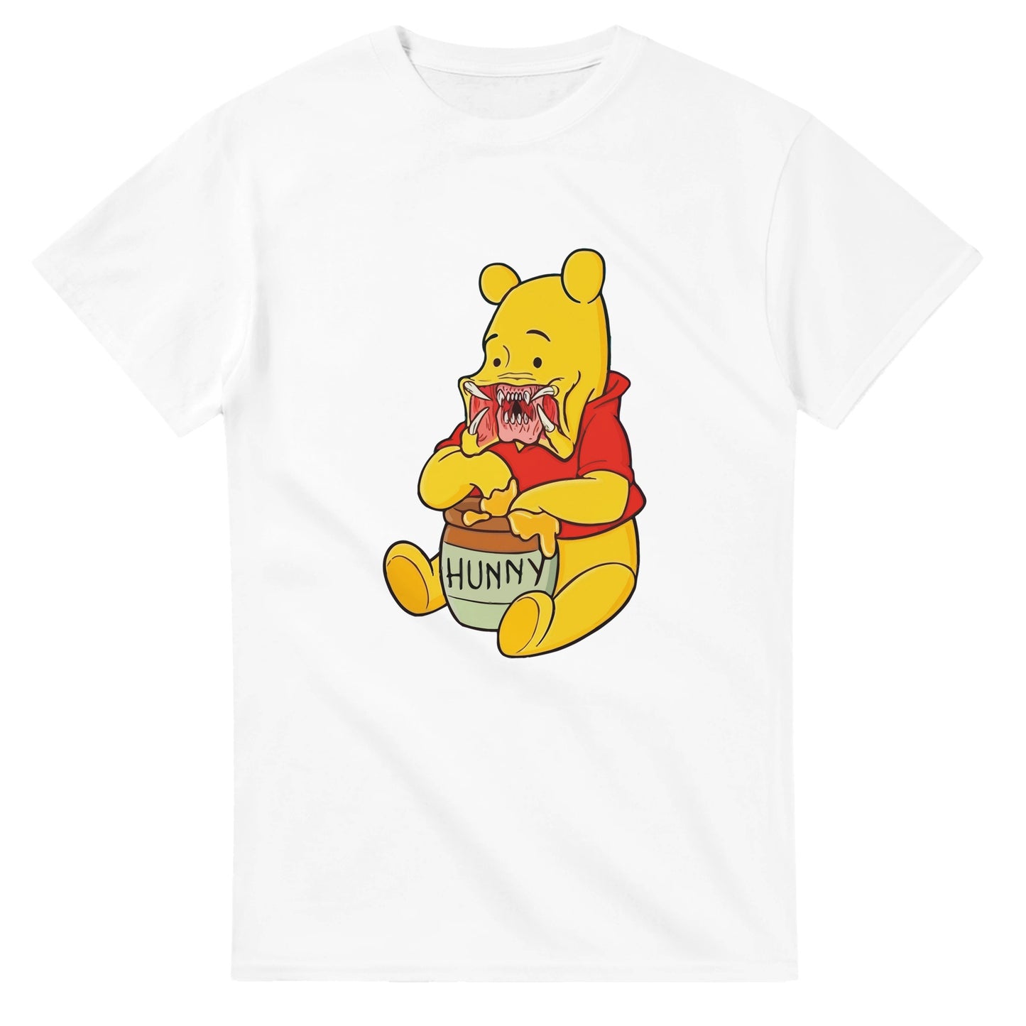 Pooh Bear Predator T-Shirt Funny Horror Mashup Unique Perfect Gift Tee