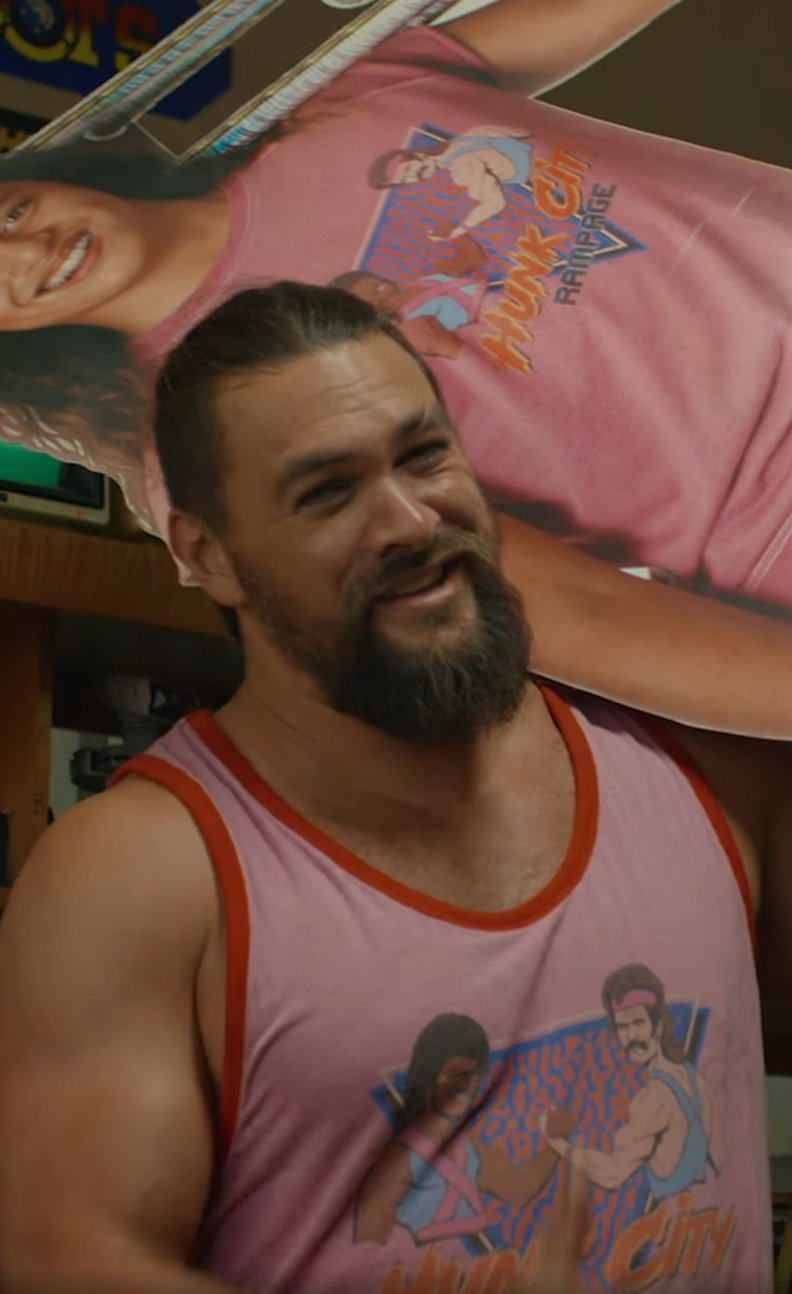 Minecraft Movie Jason Mamoa Hunk City Rampage Top