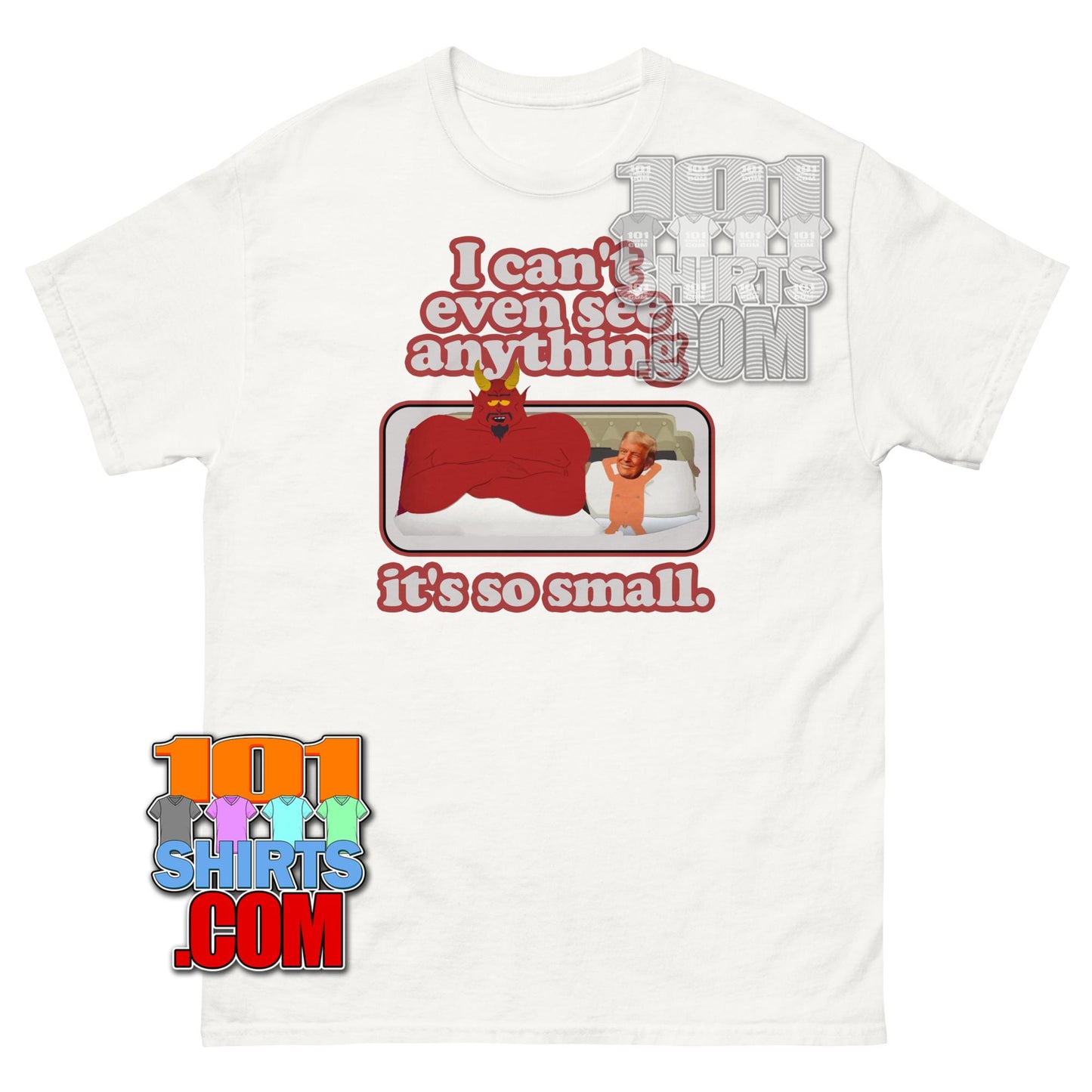South Park Trump Satan Satire Parody Tee I can't even see anything, it's so small Funny Shirt
