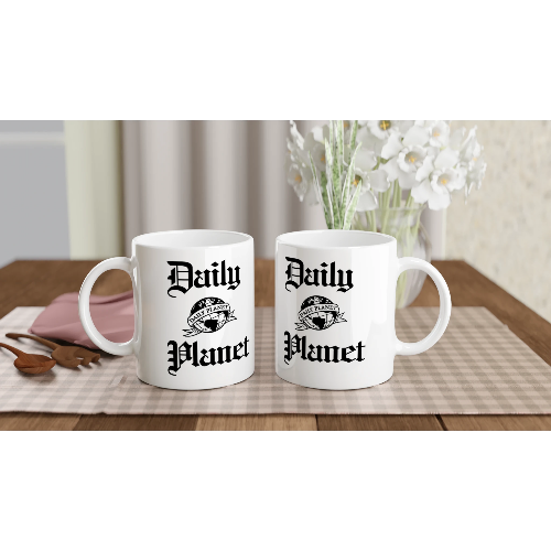 Superman Movie 2025 Daily Planet Coffee Cup