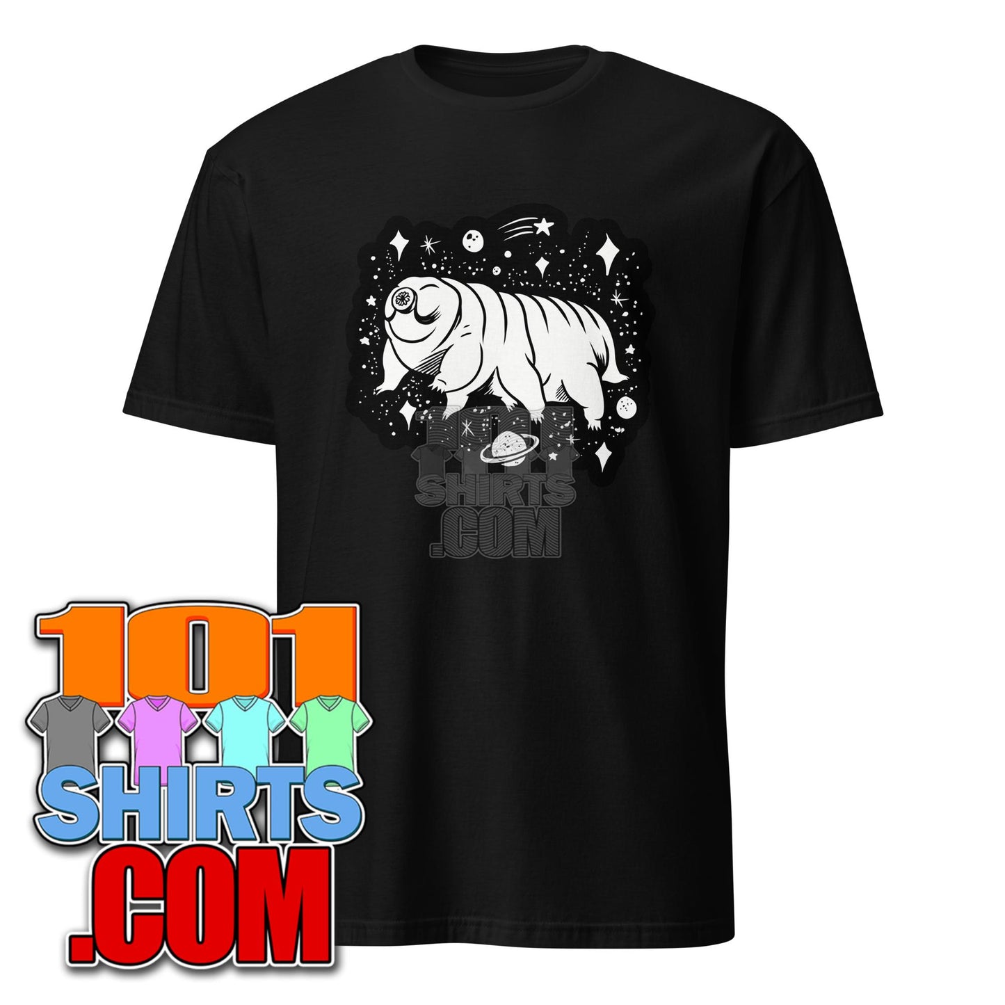 Tardigrade In Space Water Bear Microbiology Moss Piglet Funny T-Shirt