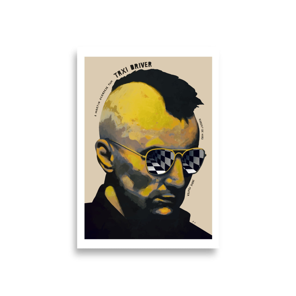 Taxi Driver Movie Rober De Niro Graphic Art Poster
