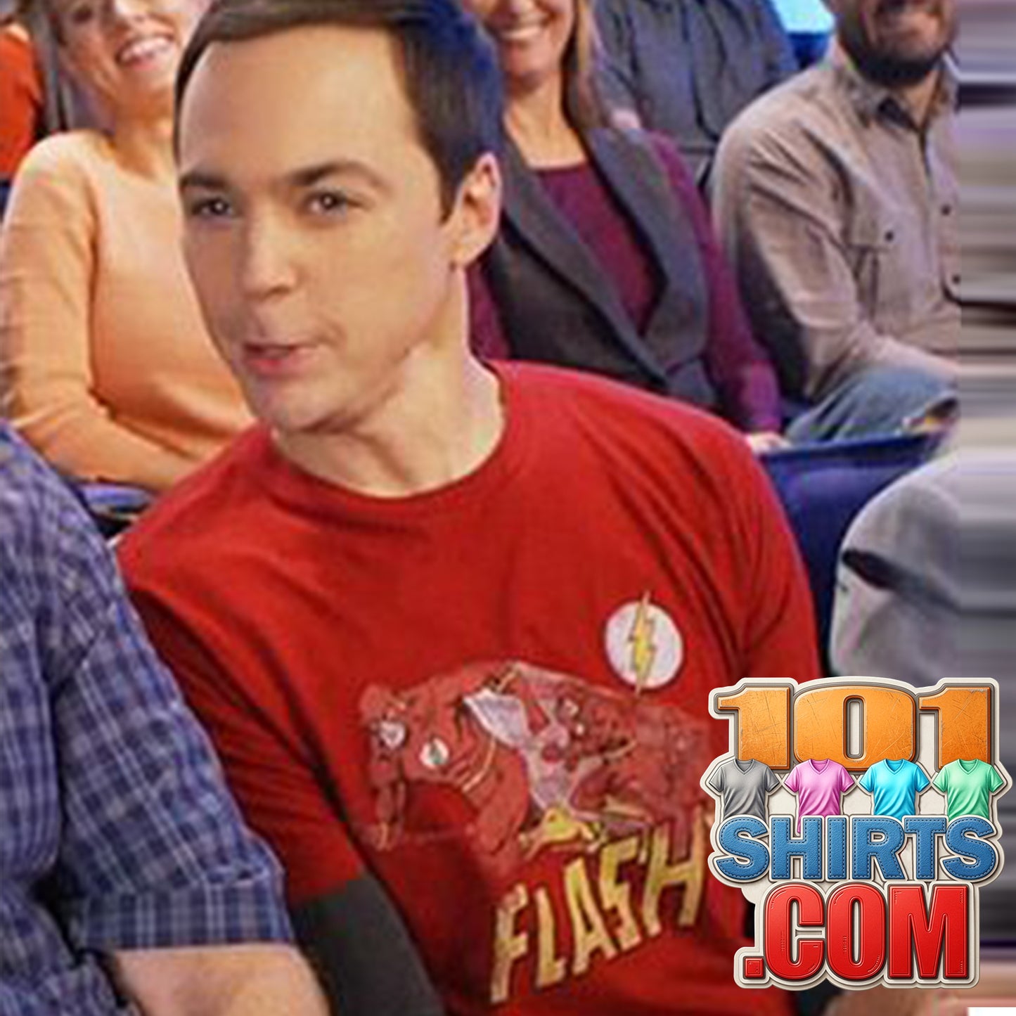 The Big Bang Theory Sheldon Cooper Flash Crimson Comet T-Shirt