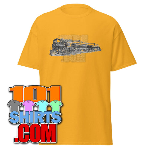 The Big Bang Theory Sheldon Cooper Yellow Vintage Train T-Shirt