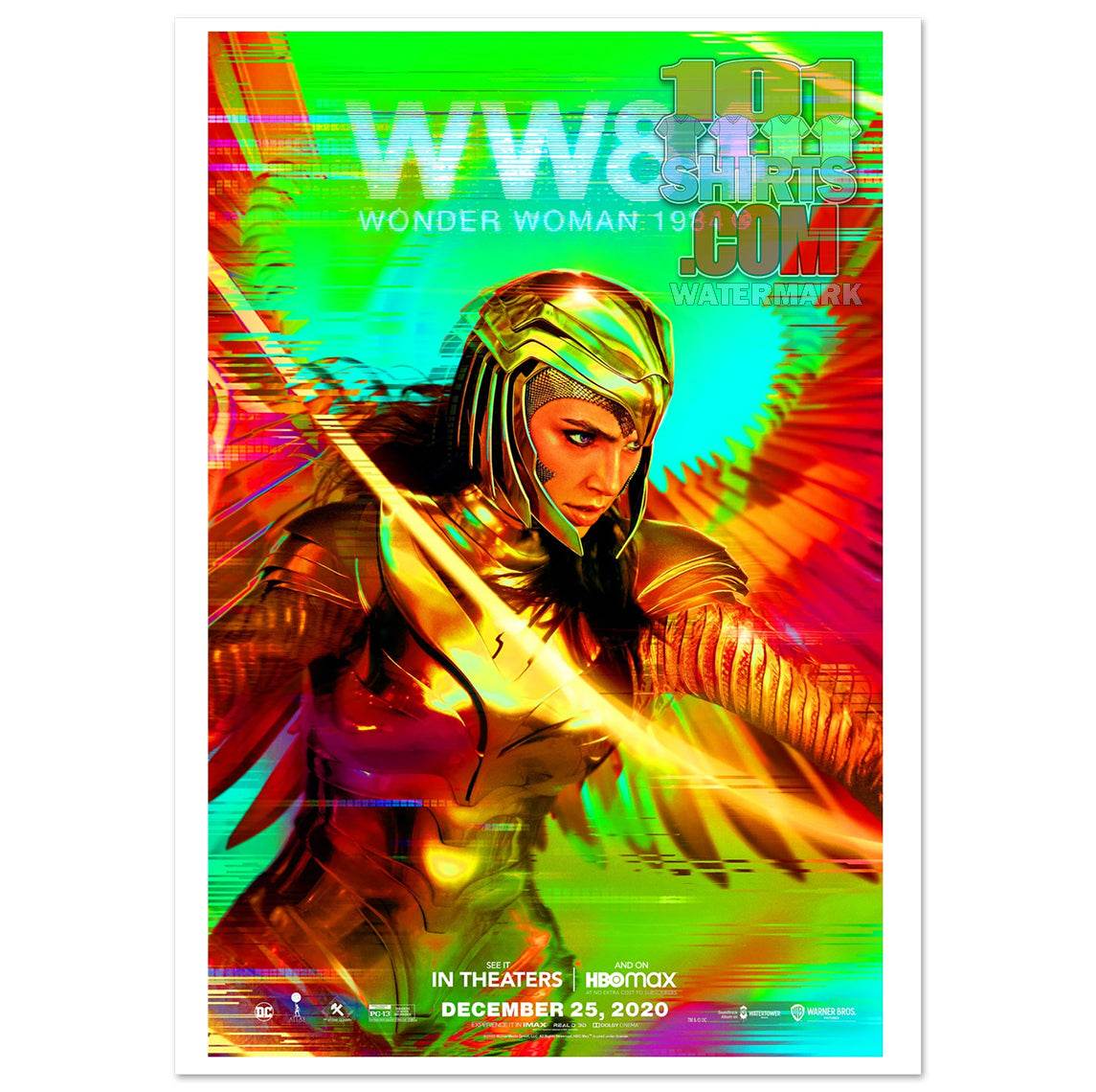 Wonder Woman 1984 WW84 Movie Poster A1 (59.4 x 84.1 cm) - 101SHIRTS