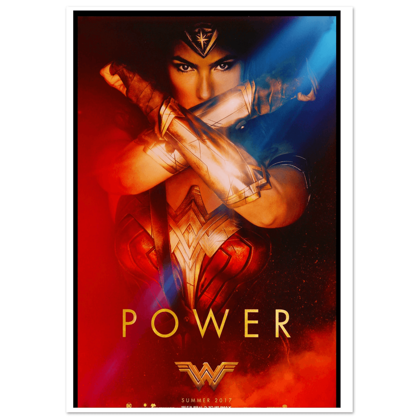 Wonder Woman Movie 2017 Poster A1 (59.4 x 84.1 cm) - 101SHIRTS