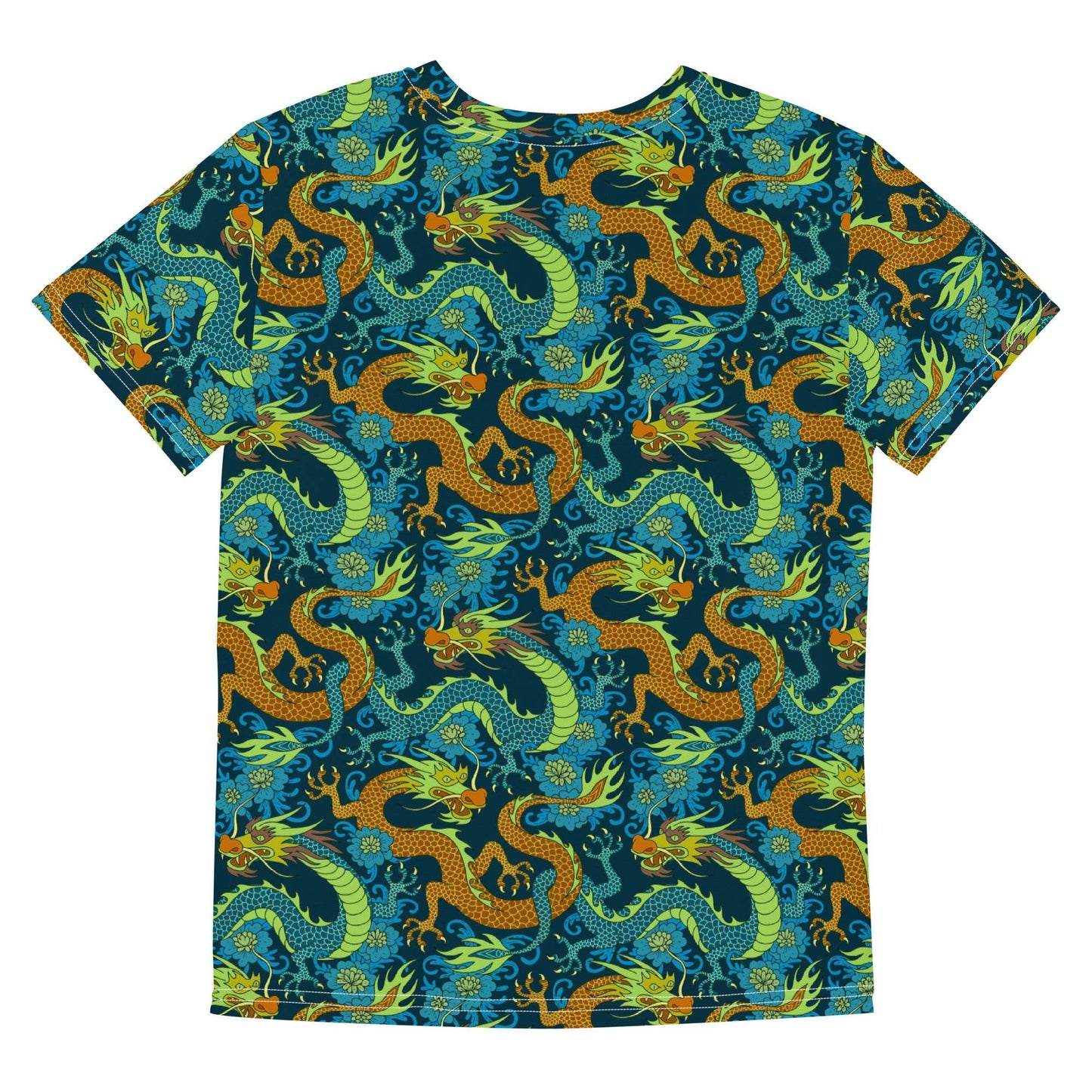 Chinese Dragon Graphic Pattern Youth T-shirt - 101SHIRTS