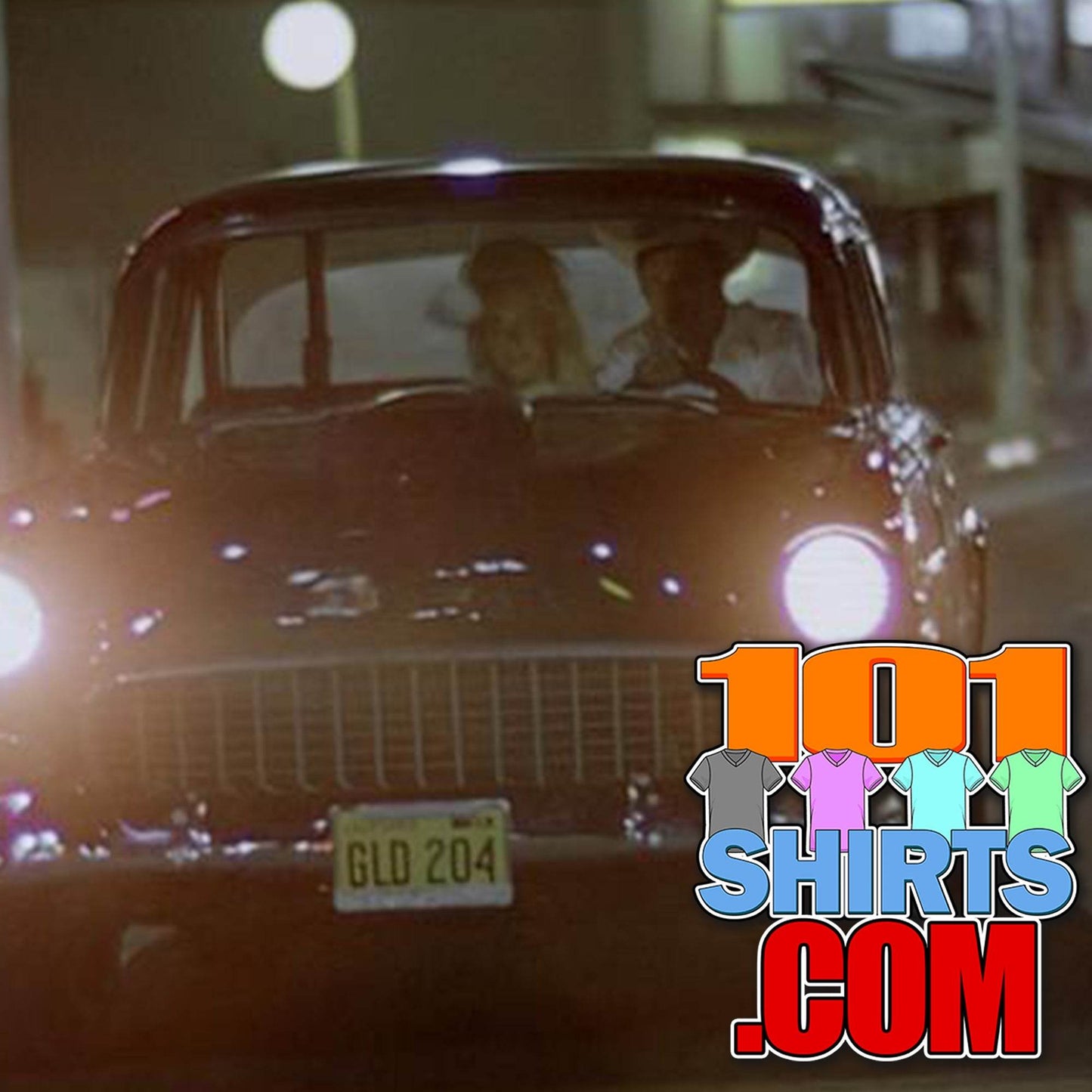 American Graffiti Movie GLD 204 license plate - 101SHIRTS
