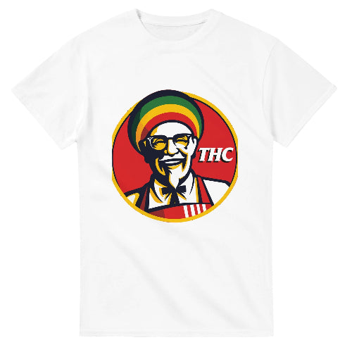 Kentucky Fried Chicken Funny Parody THC Weed T-Shirt