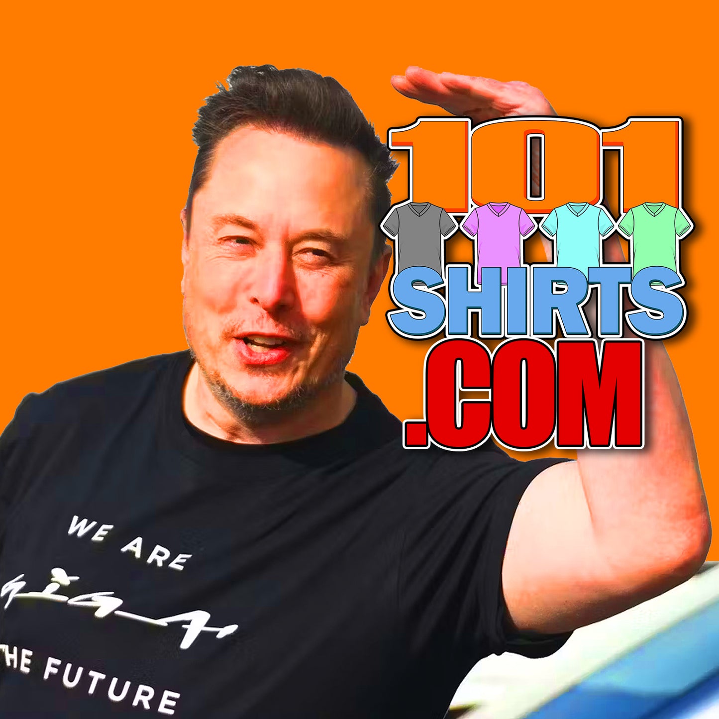 Elon Musk We Are Giga The Future T-Shirt