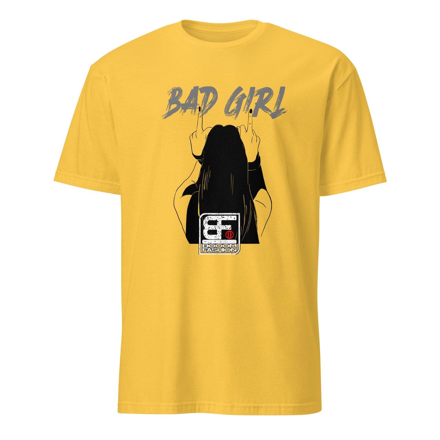 Bad Girl Middle Fingers Devils Horns Booomfashion Unisex T-Shirt - 101SHIRTS
