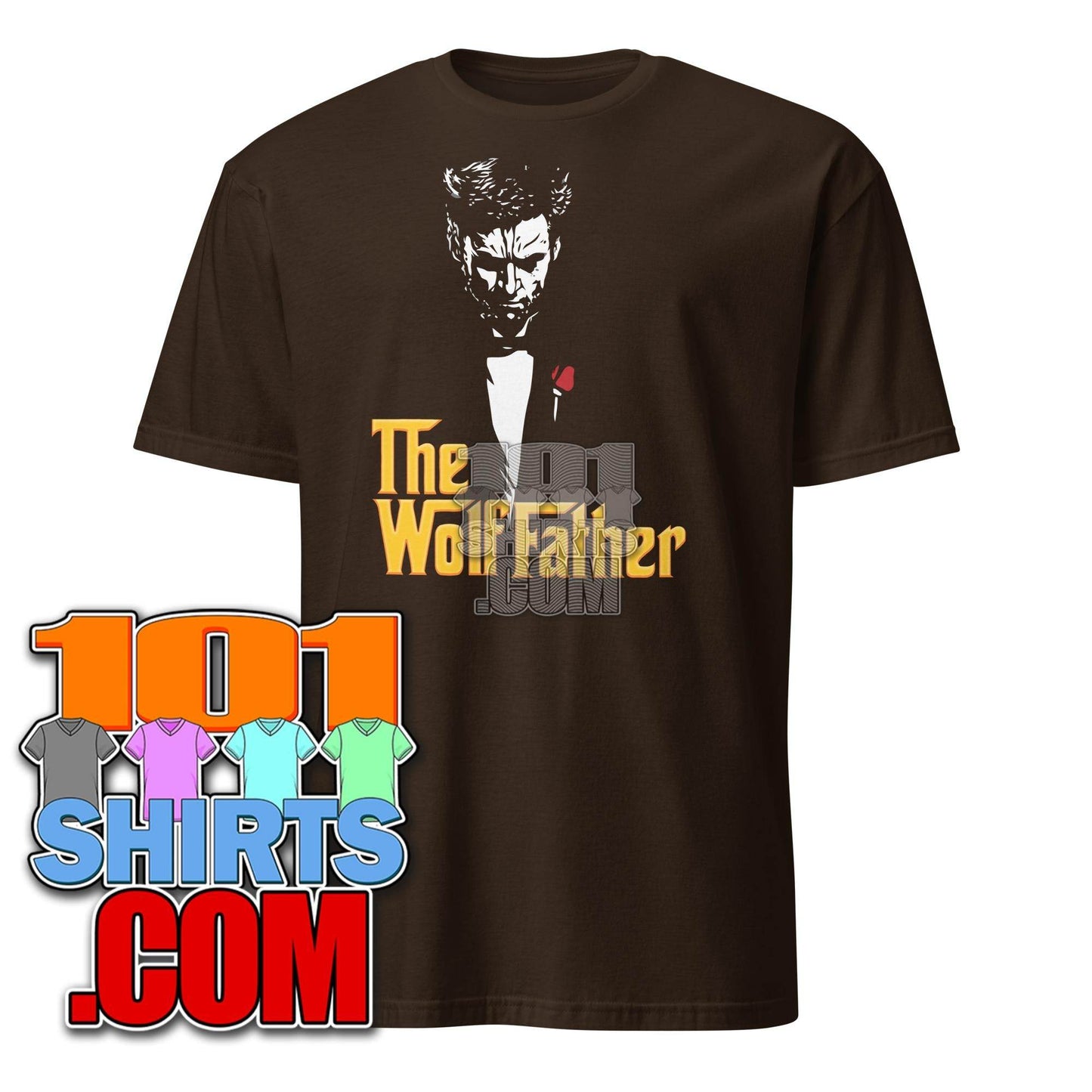 Wolverine The Wolffather The Godfather Movie Parody Funny T-Shirt - 101SHIRTS