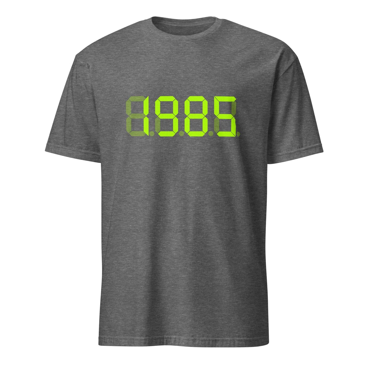 1985 Year inspired by Back To The Future Movie Desk Time Clock Time Machine in Dolorean T-shirt - 101SHIRTS