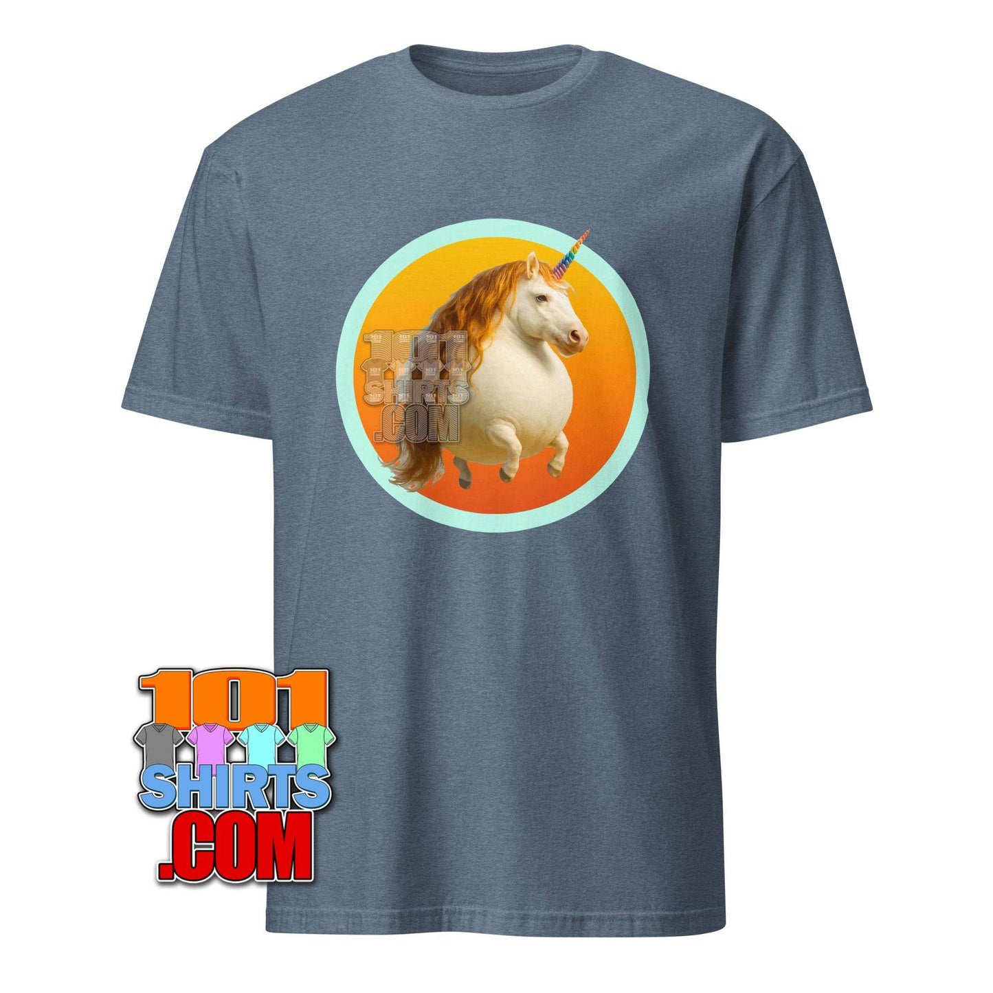 Chubby Unicorn T-Shirt - Because Real Magic Needs Snacks! - 101SHIRTS