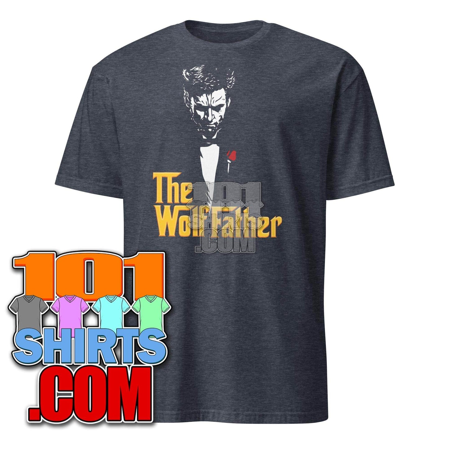 Wolverine The Wolffather The Godfather Movie Parody Funny T-Shirt - 101SHIRTS
