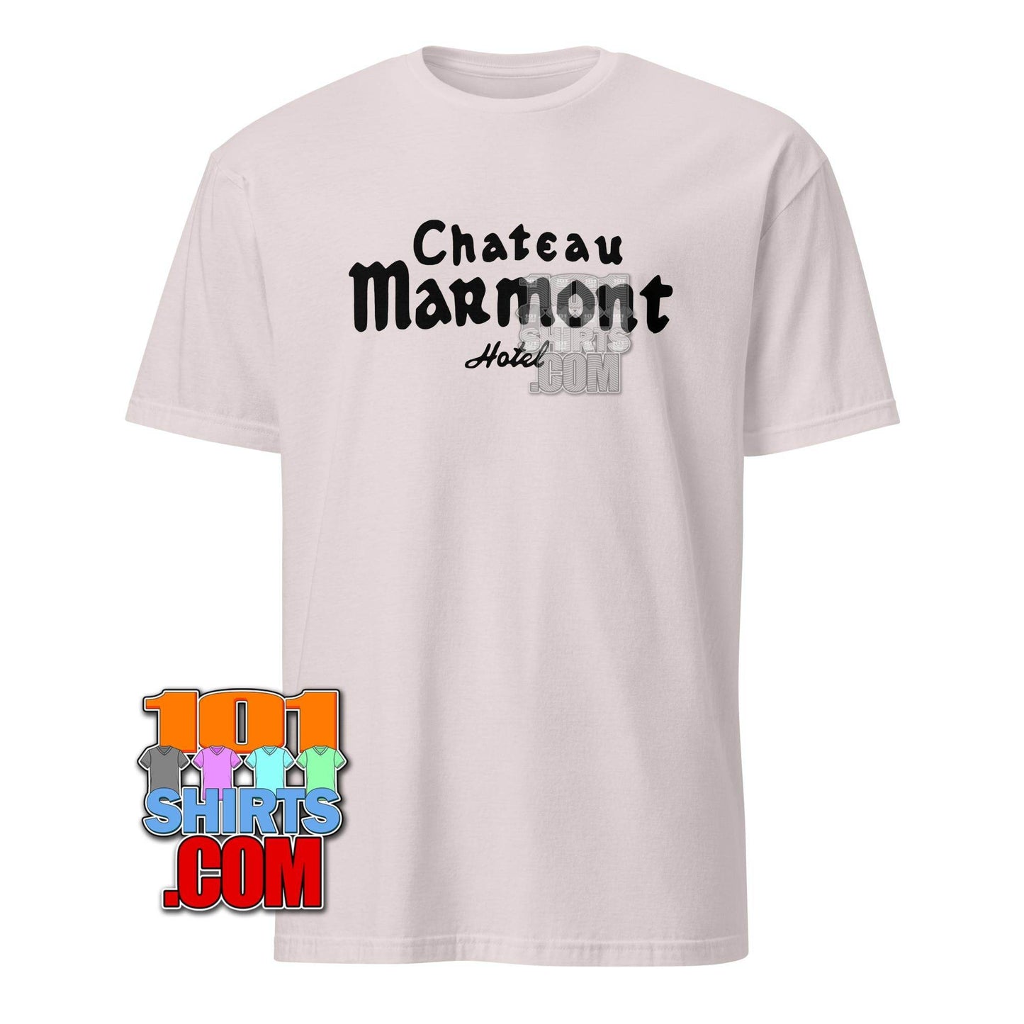 Chateau Marmont Hotel Vintage Logo T-Shirt – Iconic Hollywood Style white Tee - 101SHIRTS