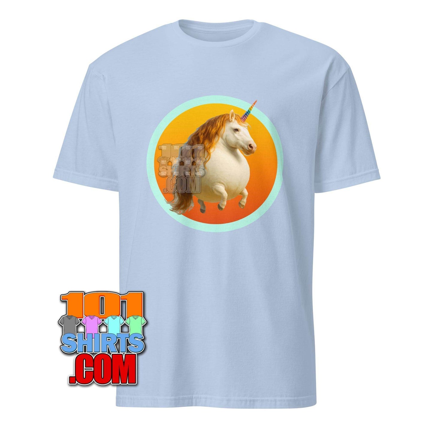 Chubby Unicorn T-Shirt - Because Real Magic Needs Snacks! - 101SHIRTS