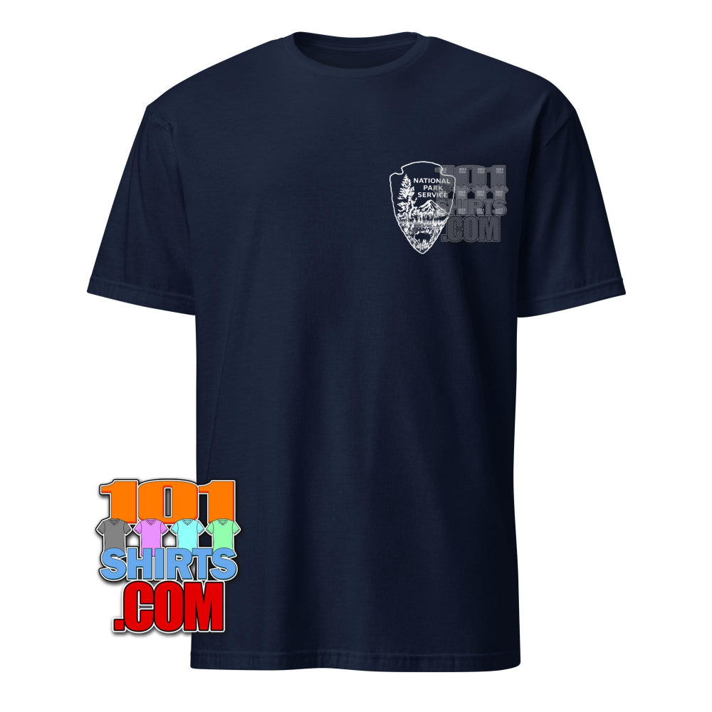 Caught Stealing Movie 2025 National Park Service Logo Tee worn by Austin Butler as Hank Thompson T-Shirt