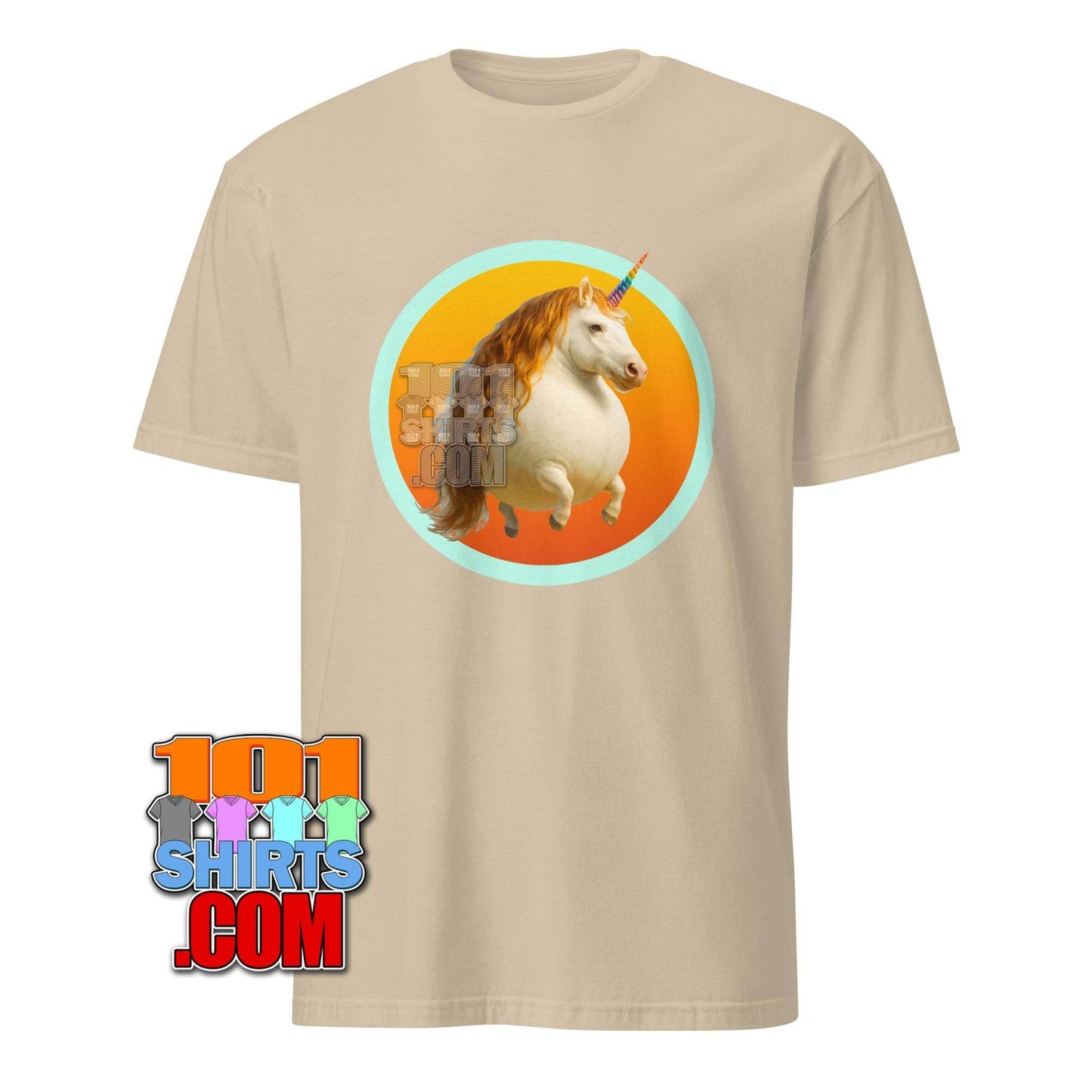 Chubby Unicorn T-Shirt - Because Real Magic Needs Snacks! - 101SHIRTS