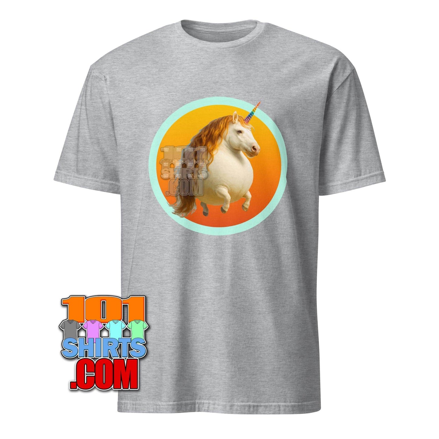 Chubby Unicorn T-Shirt - Because Real Magic Needs Snacks! - 101SHIRTS