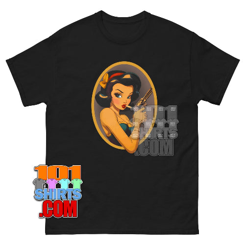 Bad Cartoon Girl Pin-up T-Shirt - Vintage Retro Style Tee