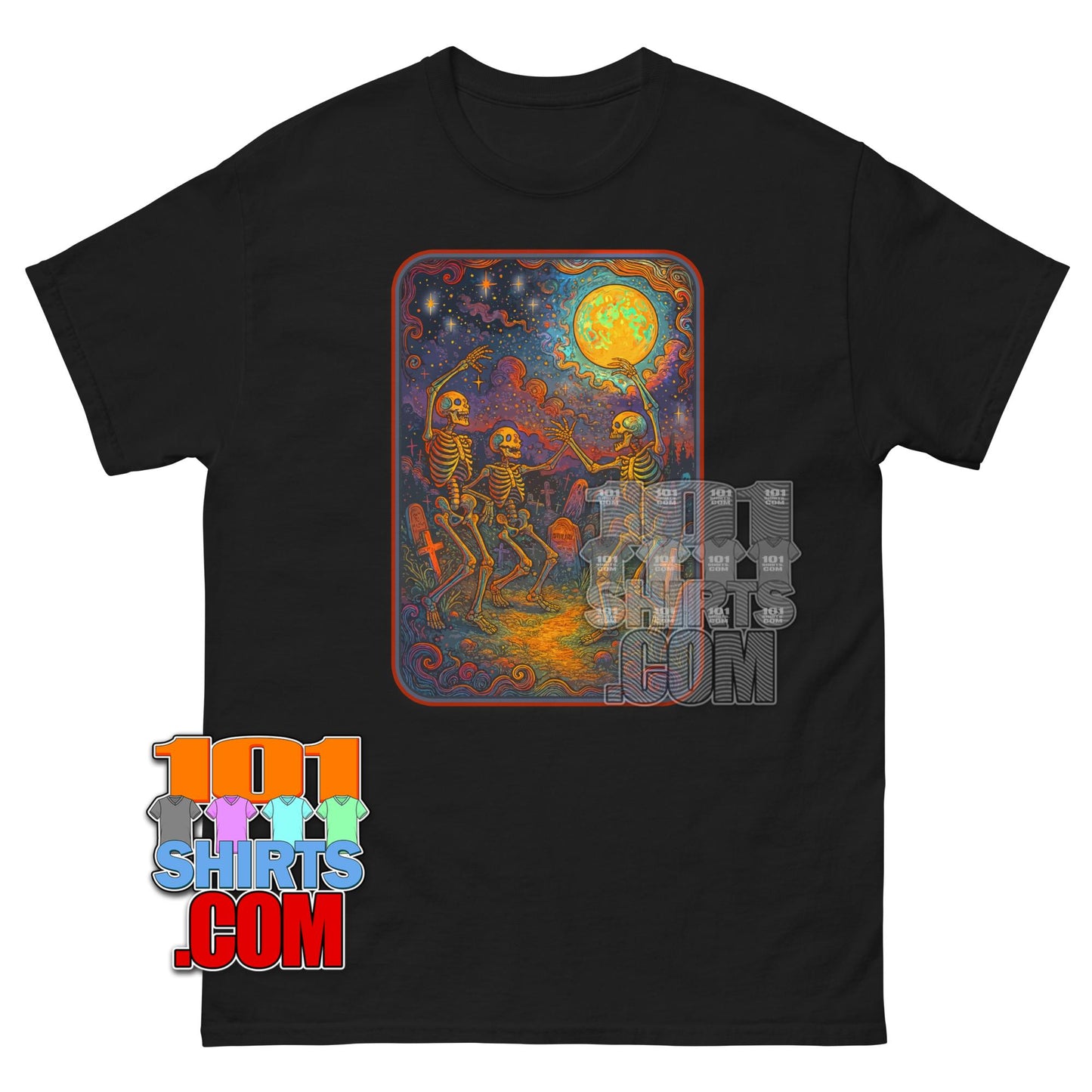 Spooky Dancing Skeletons T-Shirt Spooky Halloween Party