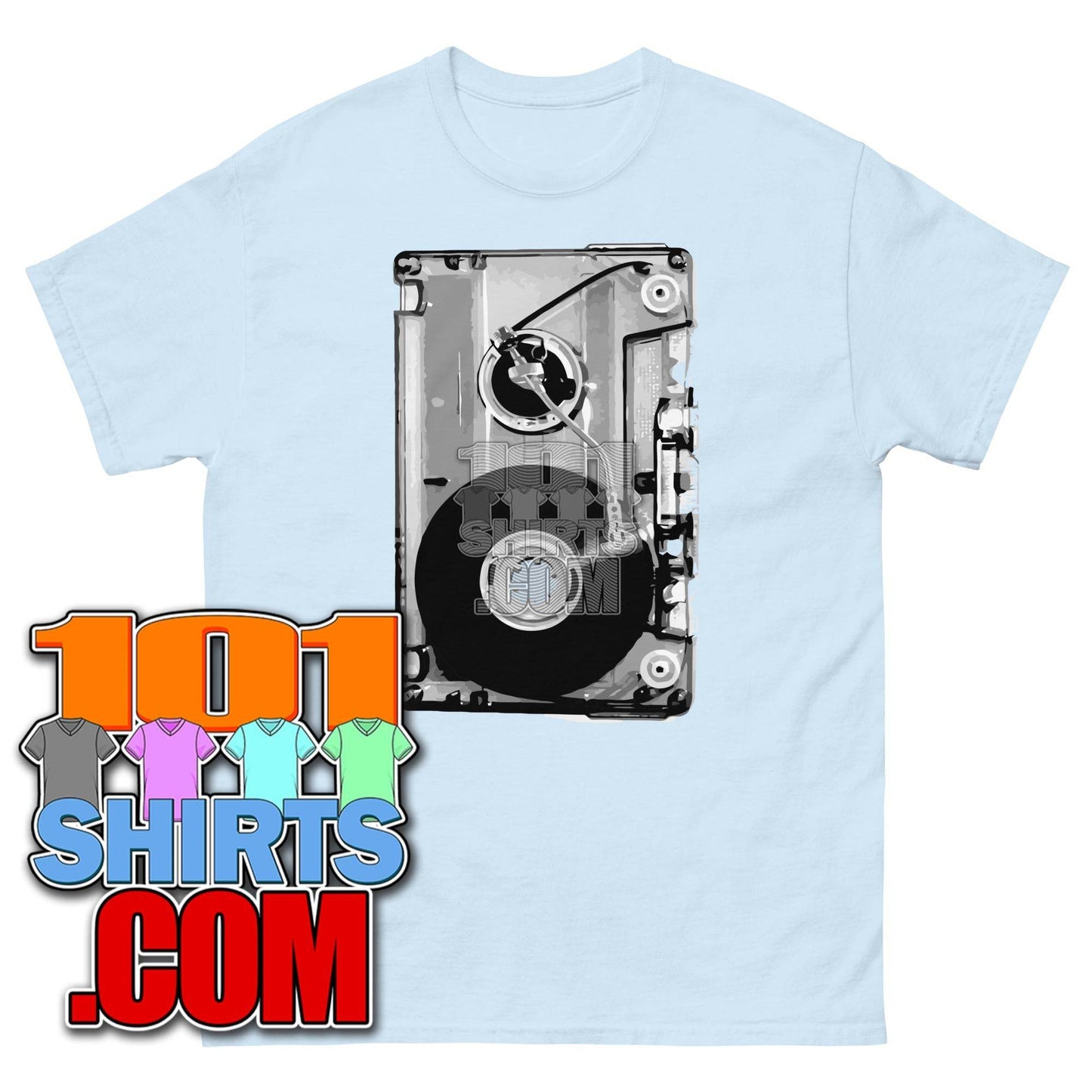 Audio Cassette Tape Retro VINTAGE MUSIC Mixtape 70S 80S 90S T-Shirt - 101SHIRTS
