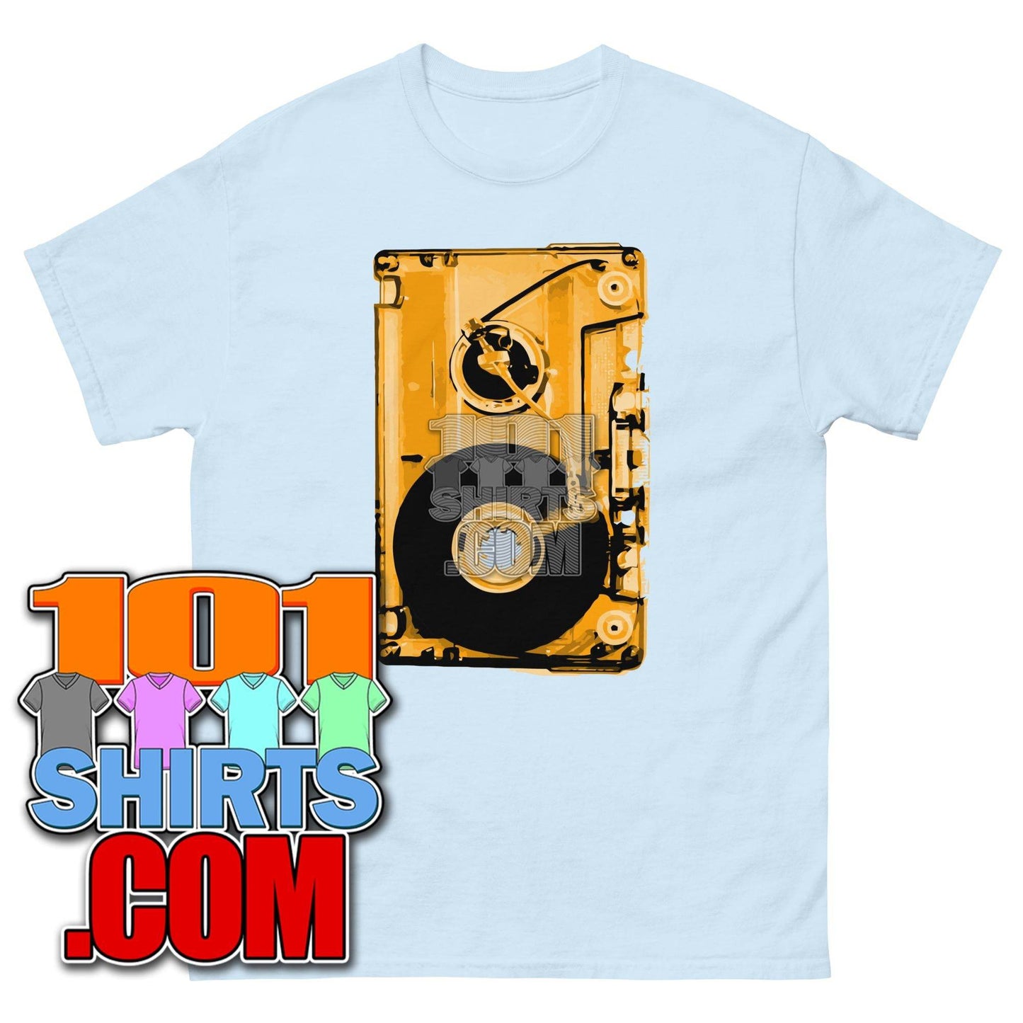 Audio Cassette Tape Retro VINTAGE MUSIC Mixtape 70S 80S 90S T-Shirt - 101SHIRTS