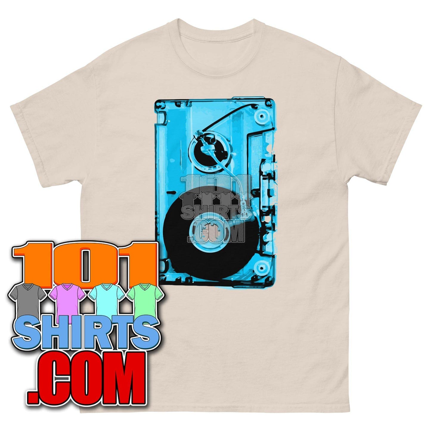 Audio Cassette Tape Retro VINTAGE MUSIC Mixtape 70S 80S 90S T-Shirt - 101SHIRTS